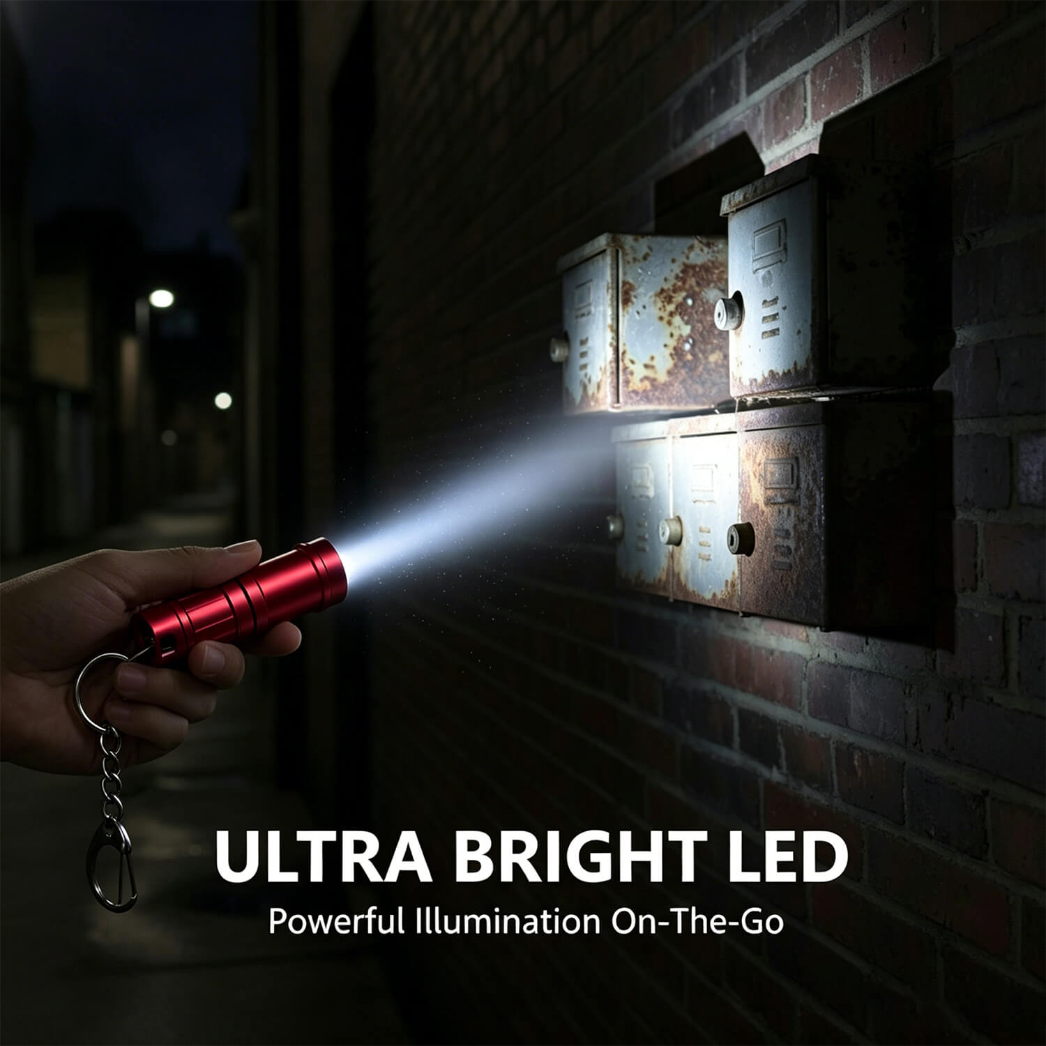 E1 smallest keychain flashlight