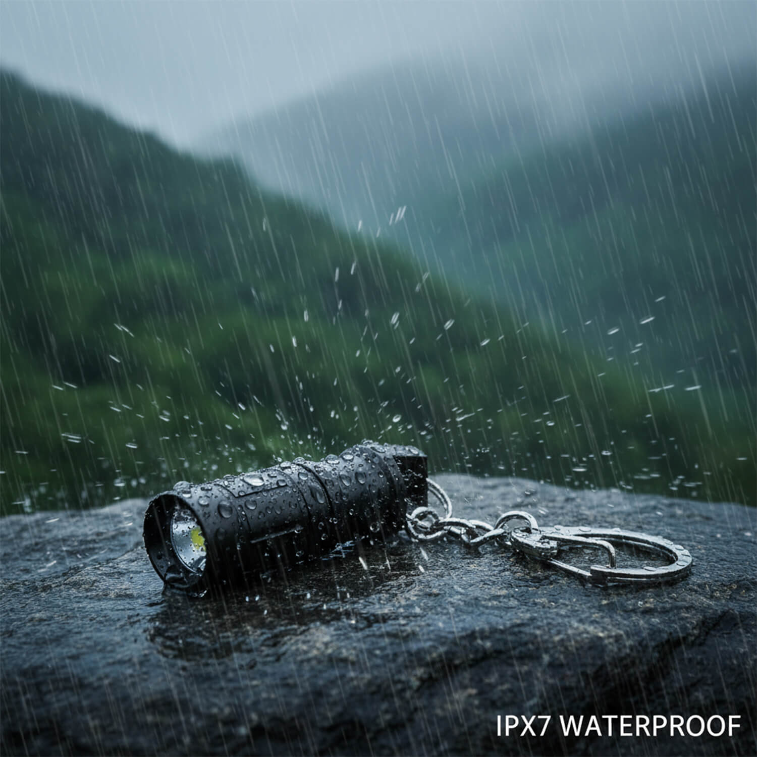 E1 smallest keychain flashlight