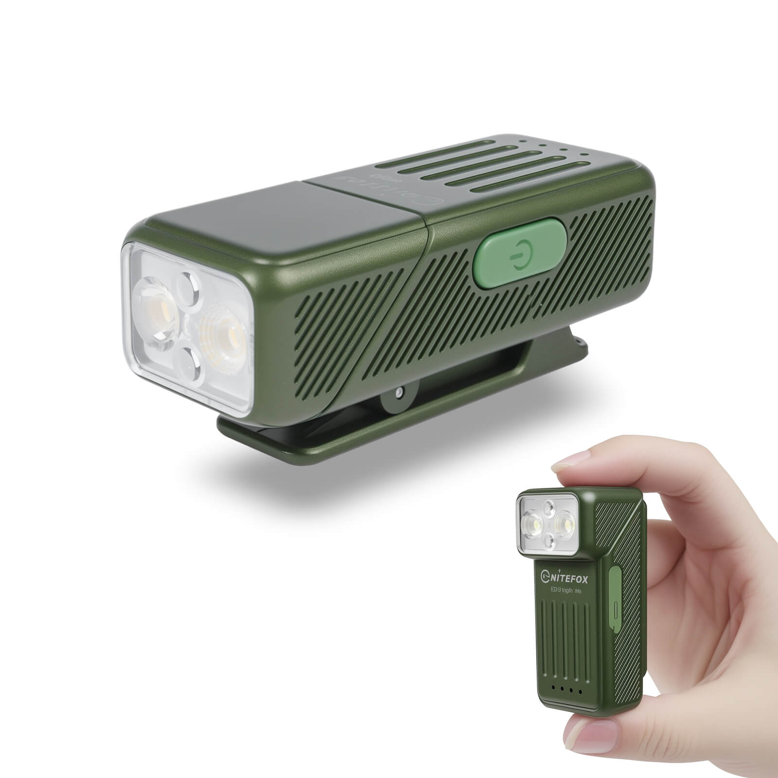 M6 EDC Compact Multi-functional 90° Angle USB Charging Clip Lamp Flashlight