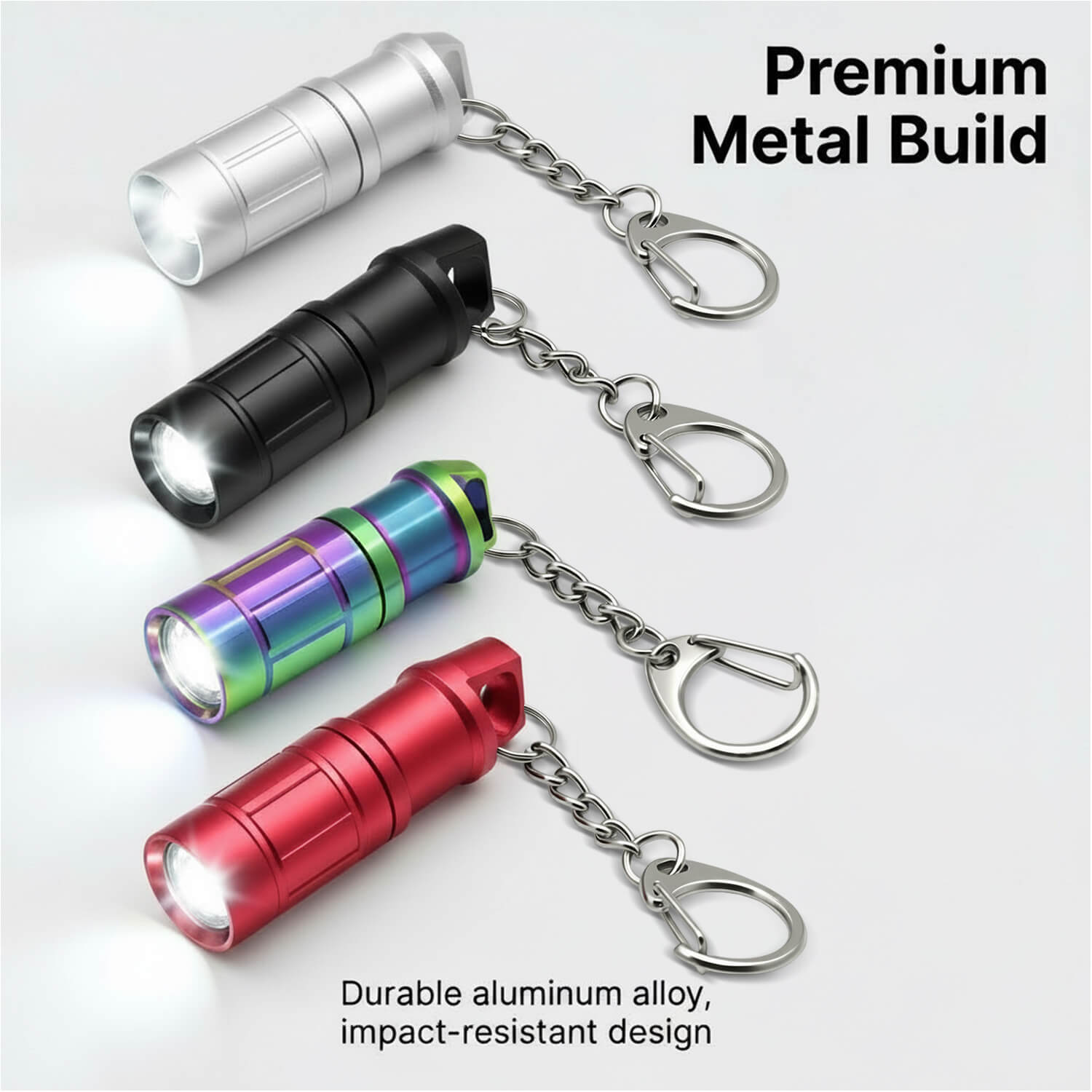 E1 smallest keychain flashlight